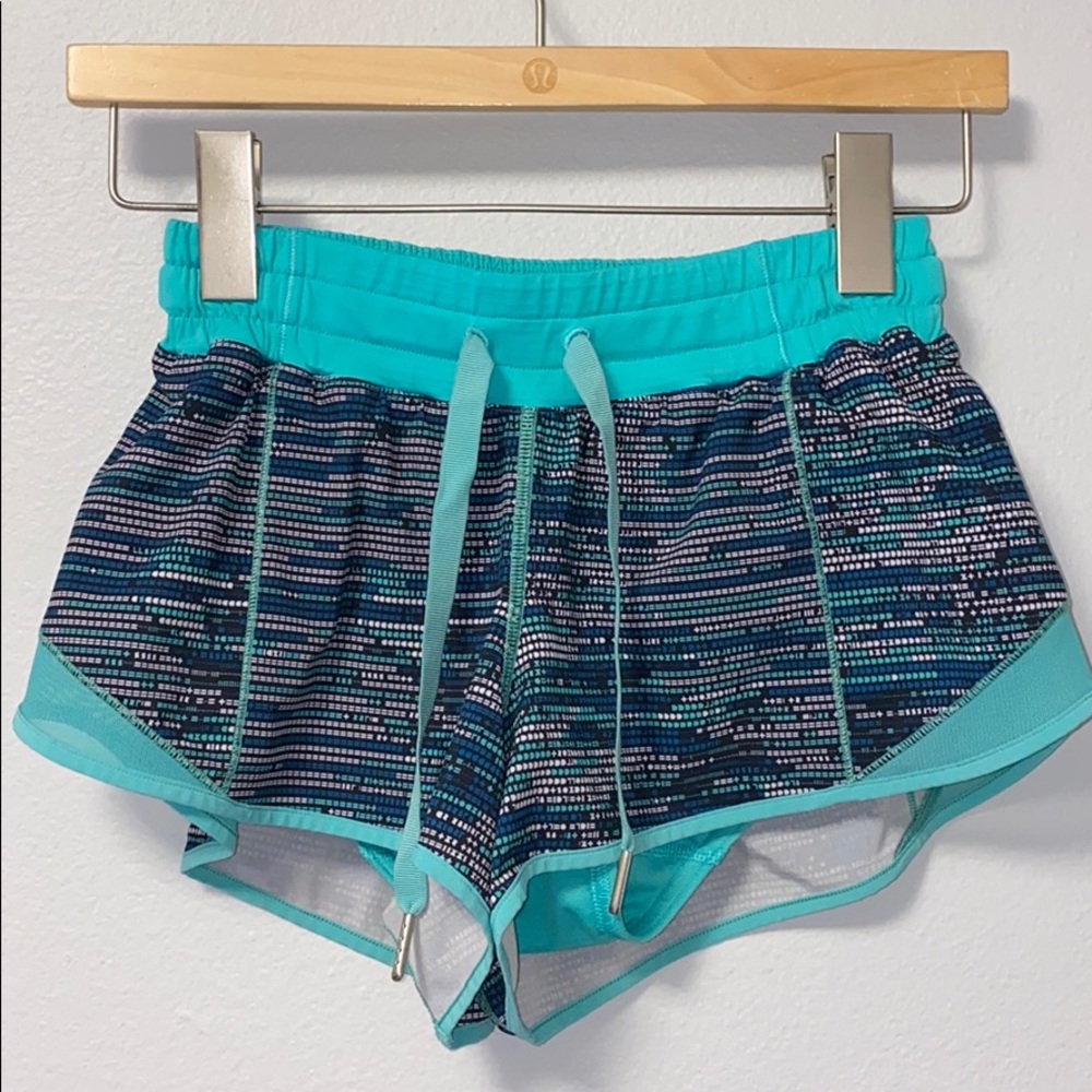 🍋 Lululemon Hotty Hot 1 Shorts 2016 Seawheeze